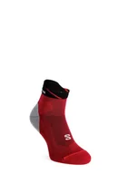 Skarpetki i podkolanówki sportowe - Skarpety biegowe Salomon Speedcross Ankle - red dahlia/black/poppy - miniaturka - grafika 1