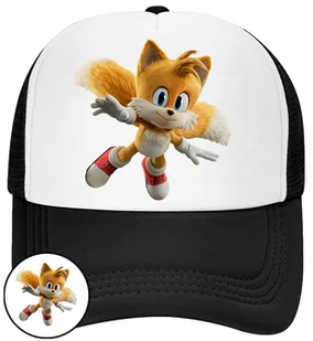 CZAPKA Z DASZKIEM SONIC DLA DZIECI NA LATO SIATKA CZARNA BEJSBOLÓWKA - Czapki i chusty sportowe męskie CZAPKA Z DASZKIEM SONIC DLA DZIECI NA LATO SIATKA CZARNA BEJSBOLÓWKA - Czapki i chusty sportowe męskie - miniaturka - grafika 1