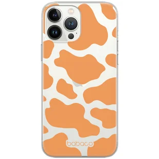 Etui do Apple IPHONE 14 PRO MAX Zwierzęta 007 Babaco Nadruk częściowy Pomarańczowy - Etui i futerały do telefonów - miniaturka - grafika 1