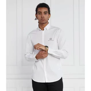 Koszule męskie - Armani Exchange Koszula | Slim Fit - grafika 1