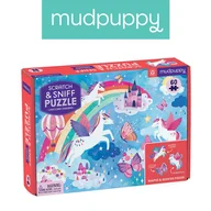 Puzzle - Puzzle sensoryczne z elementami zapachowymi Sen jednorożca 4+ Mudpuppy - miniaturka - grafika 1