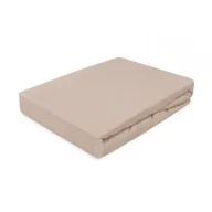 Prześcieradła - Darymex Prześcieradło z Jersey beżowe 210/200x220 cm 5907761018778 - miniaturka - grafika 1