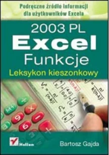 2003 PL Excel Funkcje Leksykon kieszonkowy Używana - Aplikacje biurowe - miniaturka - grafika 2