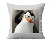 Kołdry i poduszki dla dzieci - PODUSZKA PERSONALIZOWANA PINGWINY Z MADAGASKARU BAJKI NA PREZENT GRAFIKI - miniaturka - grafika 1
