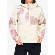 Odzież trekkingowa damska - Kurtka wiatrówka damska Columbia Spire Valley Printed Windbreaker - miniaturka - grafika 1
