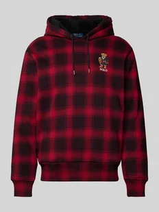 Bluza z kapturem z wyhaftowanym logo - Bluzy męskie - miniaturka - grafika 1