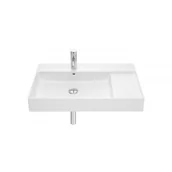 Umywalki - Roca A32752BS00 INSPIRA SQUARE UMYWALKA 800X490 FINECERAMIC $783 Supraglaze$784 - miniaturka - grafika 1