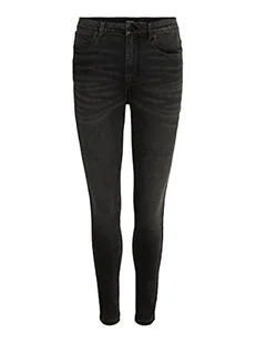 Vero Moda Dżinsy damskie, Ciemnoszary dżins, S x 34L - Spodnie damskie - miniaturka - grafika 1