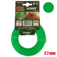 Akcesoria do kos i kosiarek - ŻYŁKA TNĄCA DO KOS I PODKASZAREK 2,7 MM 15 MB VERKE V90135 OKRĄGŁA - miniaturka - grafika 1