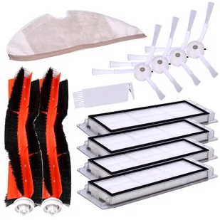 Zestaw Zamienników Do Odkurzacza Xiaomi: 4X Szczotka Obrotowa, 2X Wałek Obrotowy, 4X Filtr Hepa, 1X Grzebień Szczotki, 1X Mop/Pad Z Mikrofibry - Akcesoria do odkurzaczy - miniaturka - grafika 1