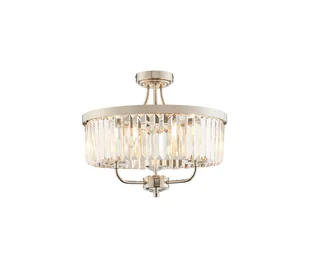 Endon 90264 - Przysufitowy żyrandol CHESTERFIELD 3xE14/6W/230V błyszczący chrom - Lampy sufitowe - miniaturka - grafika 1