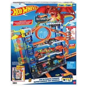 Hot Wheels City Mega Garaż Atak smoka HKX48 - Sport i wypoczynek - miniaturka - grafika 1