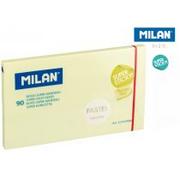 Notesy i bloczki - MILAN Karteczki samoprzylepne żółte Milan super sticky pastel 127 x 76, 90 sztuk - miniaturka - grafika 1