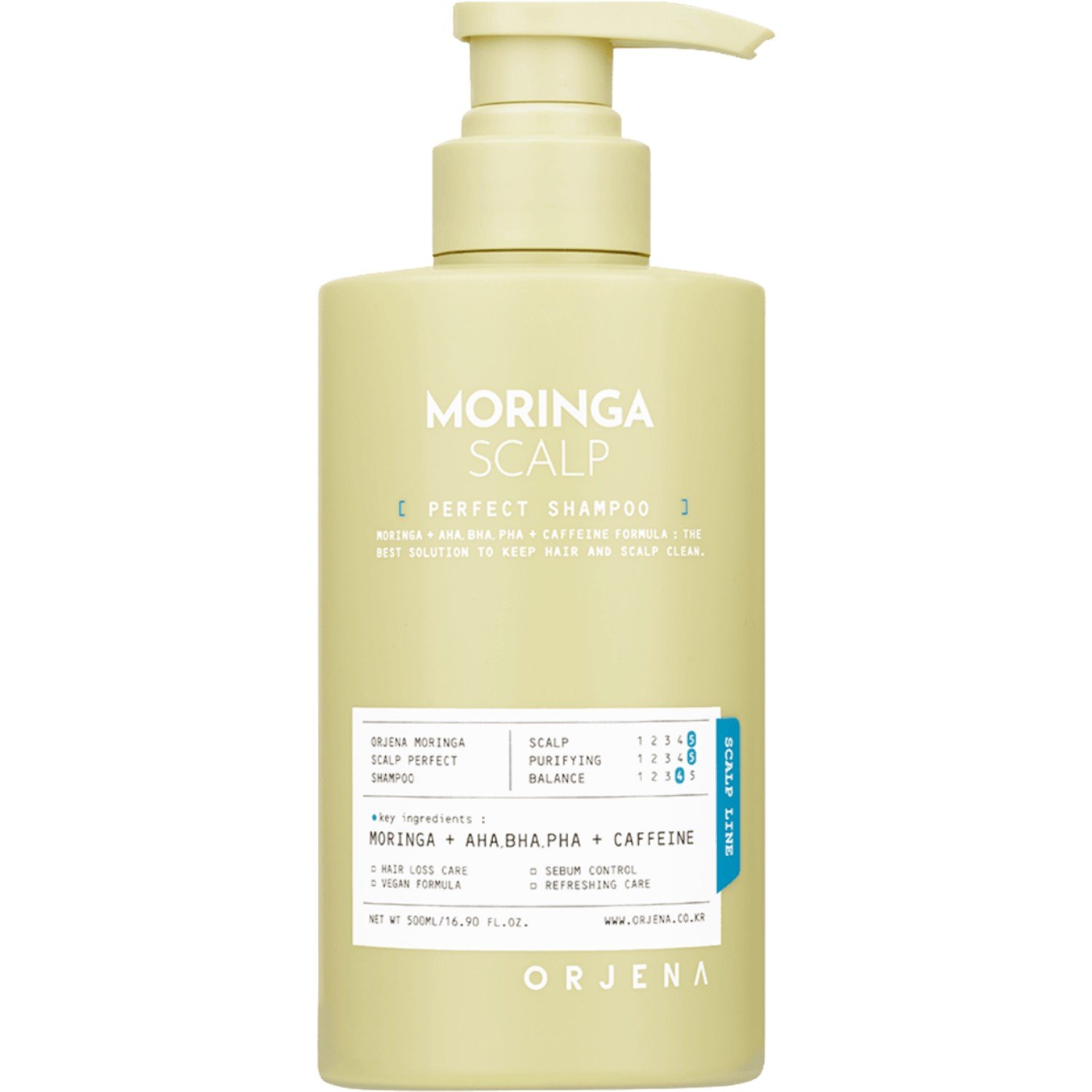 Orjena Moringa Scalp Perfect Shampoo, 500ml