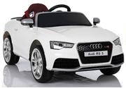 Pojazdy elektryczne dla dzieci - Import LEANToys Audi RS5 Białe 2049 - miniaturka - grafika 1