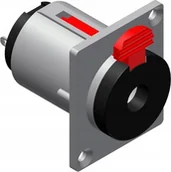 Złącza, przejściówki, adaptery - PROCAB Adapter AV VCJ3FP Złącze panelowe – złącze żeńskie stereo 6,3 mm - miniaturka - grafika 1