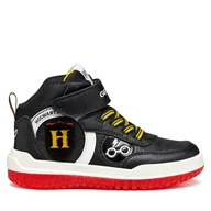 Buty dla chłopców - Sneakersy Geox J Buzzerlight J56MCD 054FU C0048 M Czarny - miniaturka - grafika 1