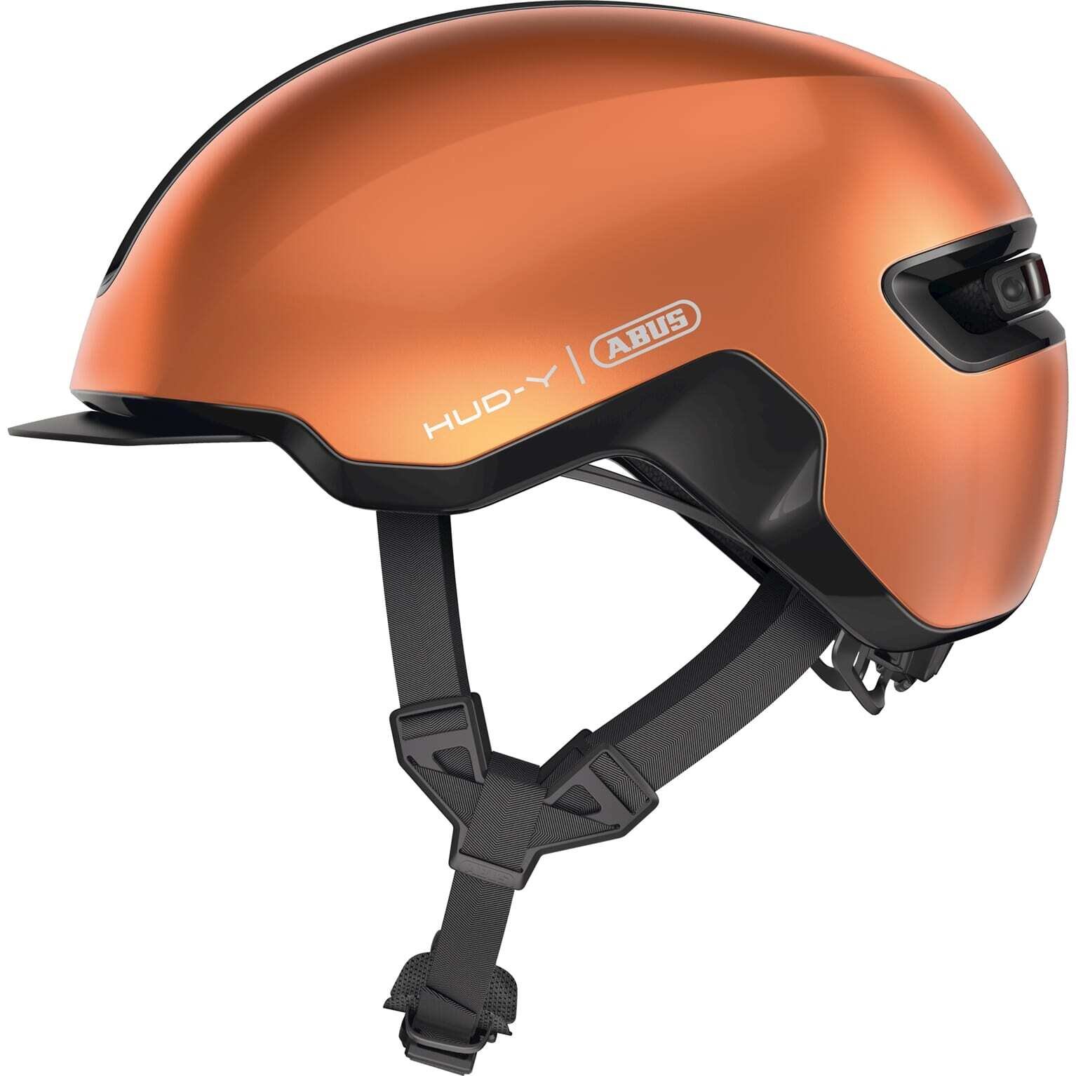 Kask rowerowy Abus Hud-Y Goldfish Orange - rozmiar M