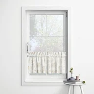 Firany - Zazdrostka WINTER wzór BN37 | złote świąteczne szkice 60 x 180 cm - miniaturka - grafika 1