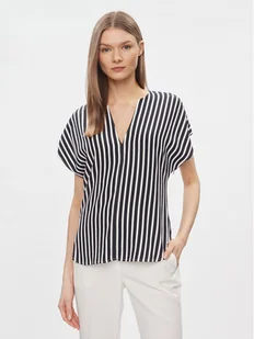 Tommy Hilfiger Bluzka WW0WW41845 Granatowy Relaxed Fit - Bluzki damskie - miniaturka - grafika 1