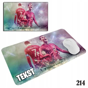 PODKŁADKA POD MYSZKĘ MYSZ WZORY DO WYBORU - PIŁKA NOŻNA RONALDO 20x24cm - Podkładki pod mysz - miniaturka - grafika 1
