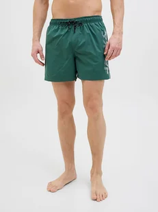 Jack & Jones Szorty kąpielowe "Maui" w kolorze zielonym - Kąpielówki męskie - miniaturka - grafika 1
