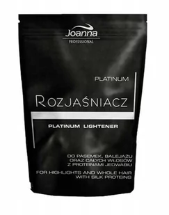 JOANNA PLATINUM rozjaśniacz z jedwabiem 450g - Farby do włosów i szampony koloryzujące - miniaturka - grafika 1