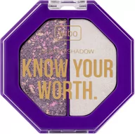 Cienie do powiek - Wibo Know Your Worth Duo Eyeshadow cienie do powiek 1 On My Own 5g - miniaturka - grafika 1