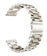 Akcesoria do smartwatchy - opaska pasek bransoleta STAINLESS Garmin GARMIN VENU 2S / VENU 3S / Vivoactive 4S / Huawei Watch GT 4 / 5 41mm / 5 PRO 42mm 18mm starlight - miniaturka - grafika 1