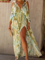 Sukienki - Milan Kiss Sukienka w kolorze zielono-turkusowym - miniaturka - grafika 1