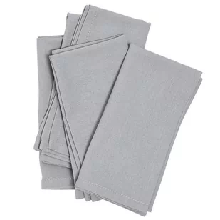 Serwetki Bawełniane Uni, 4 Sztuki, 40 X 40 Cm - Dekoracje i nakrycia stołu na imprezę - miniaturka - grafika 1
