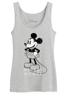 Koszulki i topy damskie - Disney"Myszka Micky" WODMICKTK11 Damski tank top, Melange Grey, Rozmiar M, Szary Melange, M - miniaturka - grafika 1