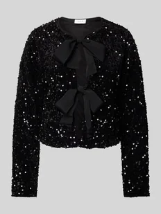 Bluzka o kroju regular fit z wiązanym detalem model ‘ARIA’ - Bluzki damskie - miniaturka - grafika 1