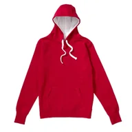 Bluzy sportowe damskie - Damska Bluza Sportowa Z Kapturem Przez Głowę - miniaturka - grafika 1