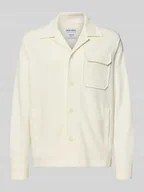 Kurtki męskie - Kurtka koszulowa z kołnierzem z połami - miniaturka - grafika 1