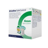 Glukometry i akcesoria dla diabetyków - Unifine SafeControl 4 mm 32G 0.23 mm Bezpieczna igła do wstrzykiwacza z podwójną ochroną, 100 szt. -> Wysyłka 1,99 - odbiór w Żabce - miniaturka - grafika 1