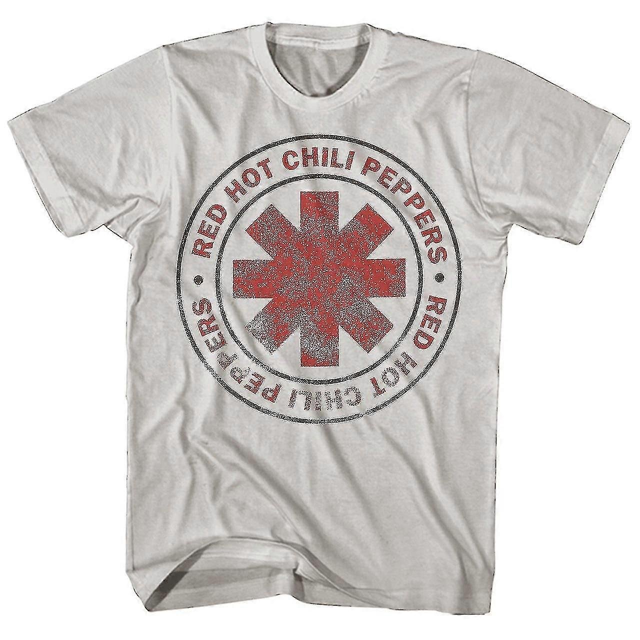 Koszulka Red Hot Chili Peppers Doctored Logo Odpowiednia koszulka męska Unisex Rozmiary S-3XL T748 czerwony