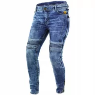 Odzież motocyklowa - Trilobite micas Urban damskie jeansy motocyklowe, nowoczesne, slim fit, nowe, 32 - miniaturka - grafika 1