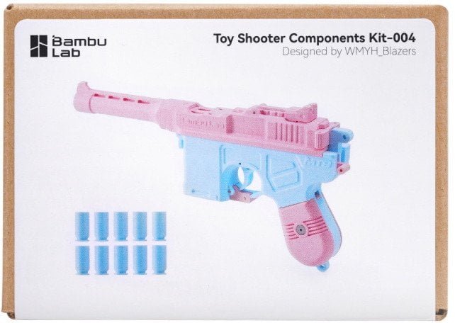 Toy Shooter Components Kit-004 - zestaw elementów do budowy modelu pistoletu - Bambu Lab}