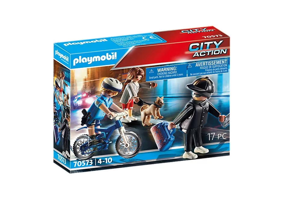 Playmobil Pościg rowerem policyjnym 70573 70573
