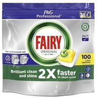 Środki do zmywarek - Kapsułki do zmywarek Fairy Original All In One Lemon 100 szt - miniaturka - grafika 1