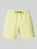 Kąpielówki męskie - Spodenki kąpielowe o kroju relaxed fit z nadrukiem z logo model ‘Tio’ - miniaturka - grafika 1