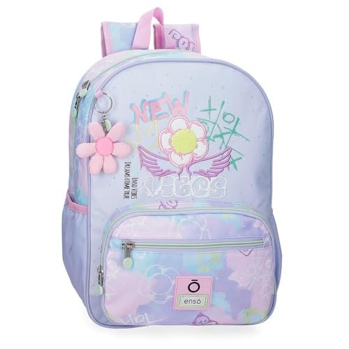 Enso New Vibes Plecak szkolny Różowy 30x38x12 cm Poliester