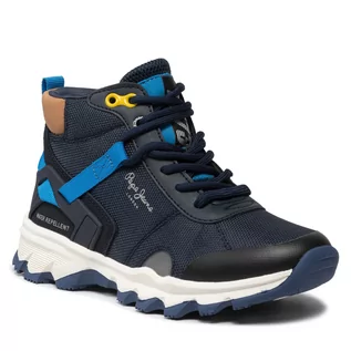 Botki męskie - Pepe Jeans Trzewiki Peak Trail Junior PBS50095 Navy 595 - grafika 1