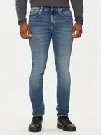 Spodnie męskie - Calvin Klein Jeans Jeansy J30J325974 Niebieski Skinny Fit - miniaturka - grafika 1