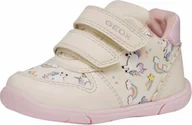 Buty dla dziewczynek - Geox B Zapito Girl A Trampki dziewczęce 0-24, Ivory Pink, 21 EU - miniaturka - grafika 1