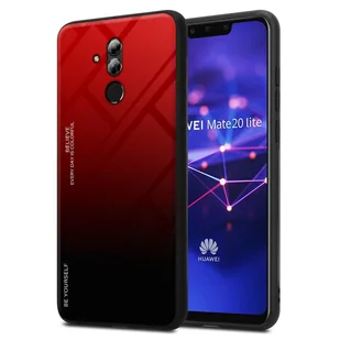 Etui Cadorabo do Huawei MATE 20 LITE pokrowiec ochronny w kolorze czarnym etui na telefon komórkowy etui TPU etui etui szkło hartowane - Etui i futerały do telefonów - miniaturka - grafika 1