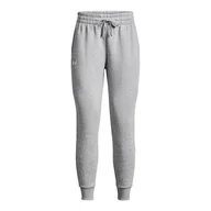 Spodnie damskie - Damskie Spodnie UNDER ARMOUR UA RIVAL FLEECE JOGGER 1379438-012 – Szary - miniaturka - grafika 1