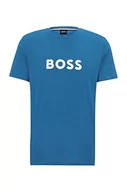 Koszulki męskie - BOSS Koszulka męska Rn Beach, Medium Blue428, XL - miniaturka - grafika 1
