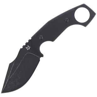 Nóż FOX Monkey Thumper Black G10, Black Stonewashed Niolox by Black Roc Knives (FX-633) - Noże - miniaturka - grafika 1